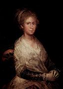 Francisco de Goya Portrait of Josefa Bayeu y Subias wife of painter Goya France oil painting artist